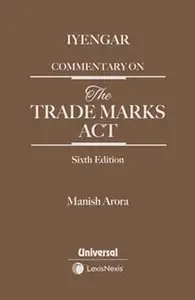 Iyengar Commentary on The Trade Marks Act, 6th Edition