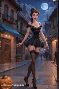 Belle - Halloween (AI Generated)