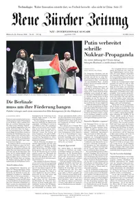 Neue Zürcher Zeitung International - 25 Februar 2026
