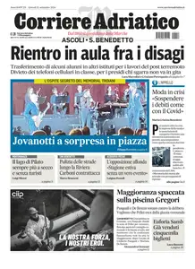 Corriere Adriatico Ascoli - 12 Settembre 2024