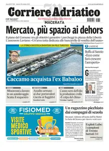 Corriere Adriatico Macerata - 30 Ottobre 2025
