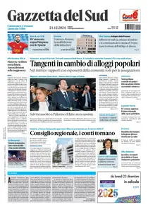 Gazzetta del Sud Catanzaro - 21 Dicembre 2024