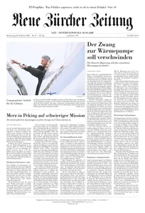 Neue Zürcher Zeitung International - 26 Februar 2026