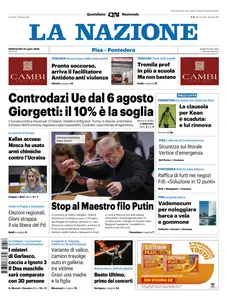 La Nazione Pisa Pontedera - 16 Luglio 2025