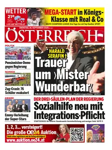 OESTERREICH - 16 September 2025