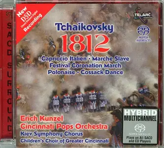 Erich Kunzel & Cincinnati Pops Orchestra - Tchaikovsky: 1812 & Other Orchestral Works (2001) MCH SACD-ISO + DSD64 + FLAC