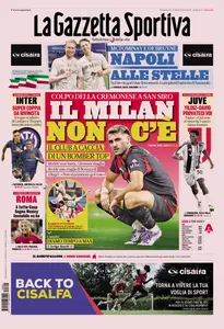 La Gazzetta dello Sport - 24 Agosto 2025