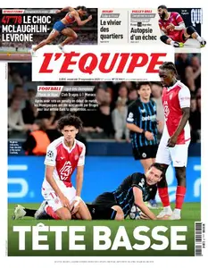 L’equipe du Vendredi 19 Septembre 2025