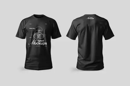 EE - Black Tshirt Mockup LHP7VCC