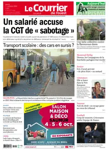 Le Courrier de l'Ouest Saumur - 1 Octobre 2024