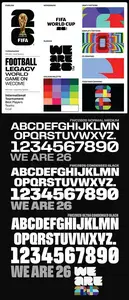 FWC 26 - FIFA WORLD CUP 26 Font Collection
