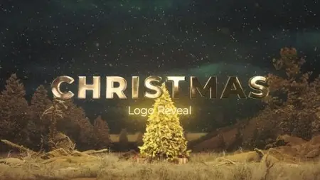 VideoHive - Christmas Tree Logo Reveal - Cinematic Holiday Intro - 60999684