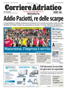 Corriere Adriatico Macerata - 13 Ottobre 2025