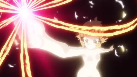 Superb Song of the Valkyries Symphogear (2012 S03E08 The Courage to Face It CTR
