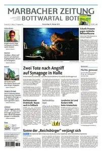 Marbacher Zeitung - 10. Oktober 2019