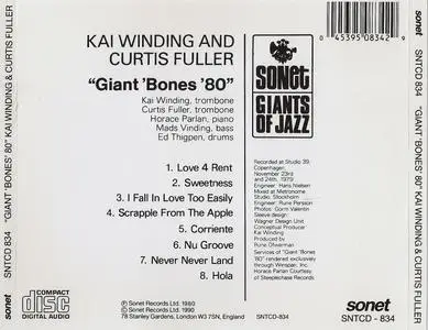Kai Winding and Curtis Fuller - Giant Bones '80 (1990) {Sonet ‎SNTCD834}