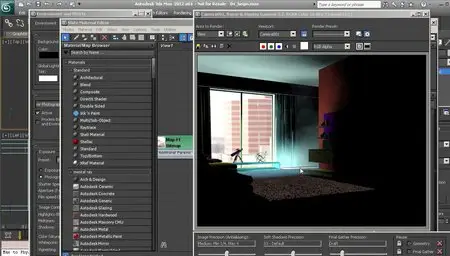 Interior Rendering Techniques with Mental Ray and 3ds Max