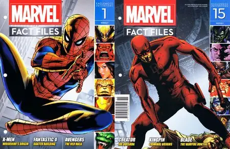 Marvel Fact Files #1-15 (2013)