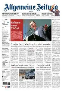 Allgemeine Zeitung Mainz - 22. Januar 2018