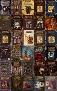 Collection Donjons et Dragon JDR D&D 3.0 et 3.5