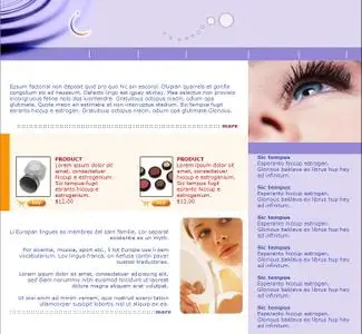 Full HTML Template (html + psd) - Cosmetic 