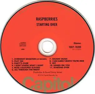 Raspberries - Starting Over (1974) [Capitol TOCP-70209, Japan]