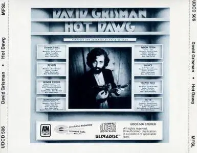 David Grisman - Hot Dawg (1979) {1987, MFSL UDCD 506}