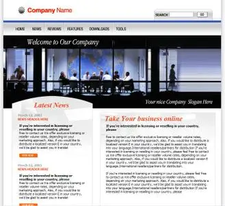Full HTML Template (html + psd)