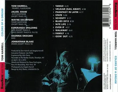 Tom Harrell - Colors Of A Dream (2013) {HighNote}