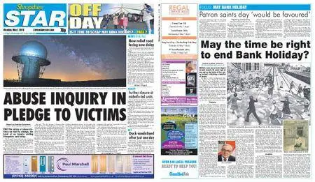 Shropshire Star Shrewsbury Edition – May 07, 2018