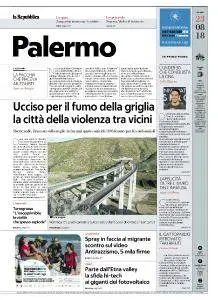 la Repubblica Palermo - 23 Agosto 2018