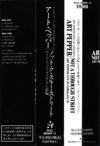 Art Pepper - Not A Through Street, Live In Yamagata '78 (1990) {2CD Set, Toy's Factory Records Japan TFCL-88901~2}