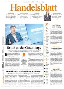 Handelsblatt  - 16 August 2022