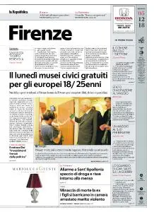 la Repubblica Firenze - 5 Dicembre 2018