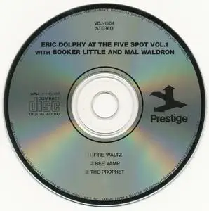 Eric Dolphy - At The Five Spot, Vol. 1 (1961) {Prestige VDJ 1504, Japan Early Press}