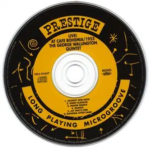 George Wallington - George Wallington Quintet At The Bohemia (1955) {Prestige Japan VICJ-41637 rel 2006, Paper Sleeve}