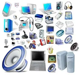 Computers Accessories - Clipart for Photoshop