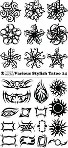 Vectors - Various Stylish Tatoo 14