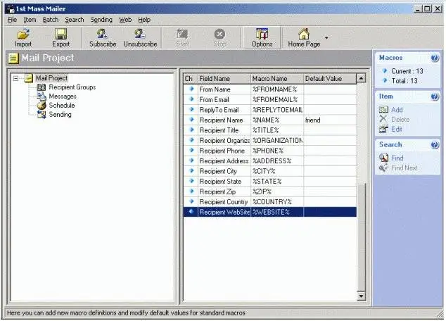 1st Mass Mailer v3.2