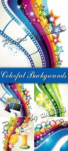 Colorful Abstract Backgrounds Vector