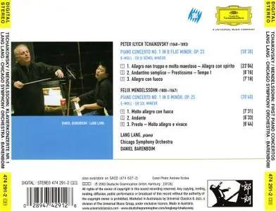 Lang Lang, Daniel Barenboim, Chicago Symphony Orchestra – Tchaikovsky, Mendelssohn: First Piano Concertos (2003)
