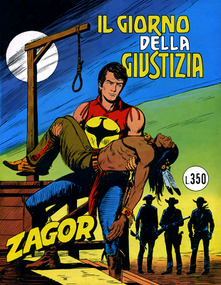 Zagor 121 (Zenith Gigante 172) – Il giorno della giustizia (Daim Press 1975-08)