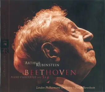 The Rubinstein Collection Volume 78 - Beethoven Piano Concertos 3 & 4 (w/ Barenboim & LPO)