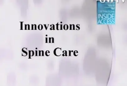 Video of "Innovations in Spine Care" 2009