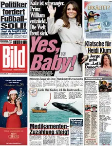 Bild Zeitung vom 04 Dezember 2012