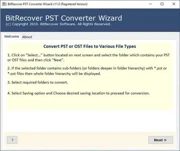 BitRecover PST Converter Wizard 14.0