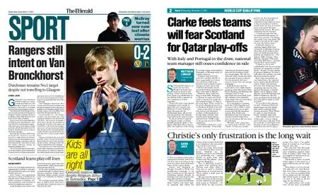 The Herald Sport (Scotland) – November 17, 2021