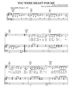 You were meant for me - Jewel (Piano-Vocal-Guitar)