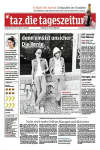 Tageszeitung TAZ vom 30 Juli 2015