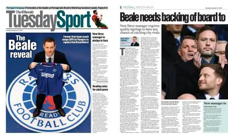 The Herald Sport (Scotland) – November 29, 2022